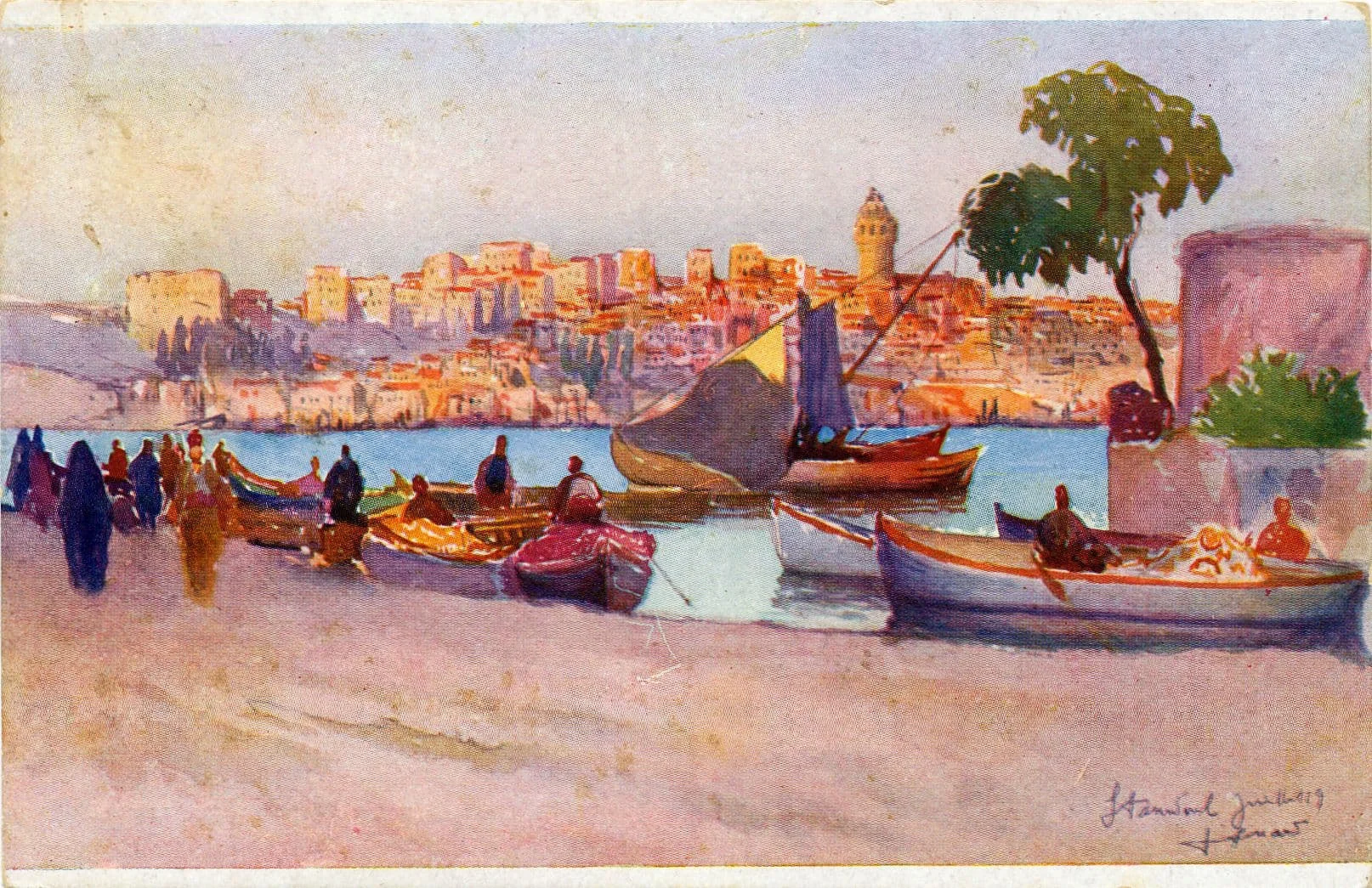 D15207 La Tour de Galata. Vue de Stamboul